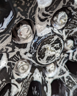 JK Wheel Gel on a wheel